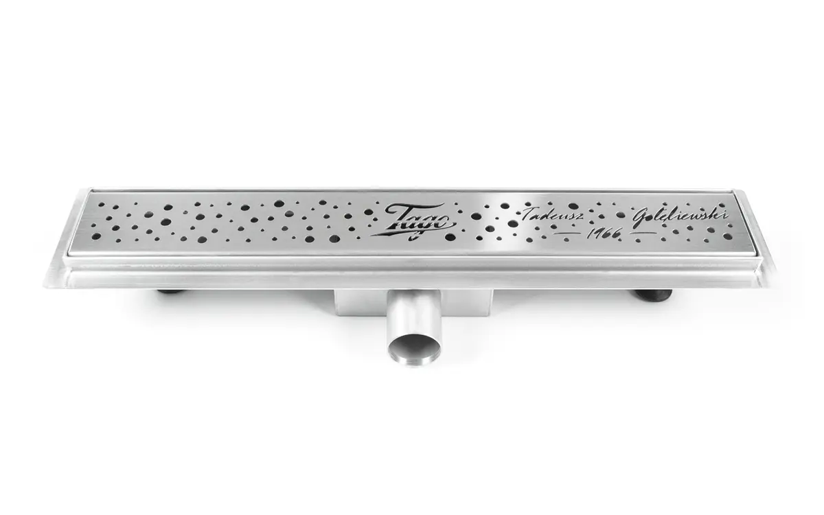 kratka prysznicowa 800mm ze stali nierdzewnej